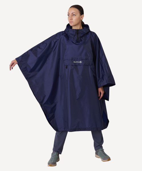 Дождевик-Пончо RedFox Poncho (Унисекс; one size; т.Синий)